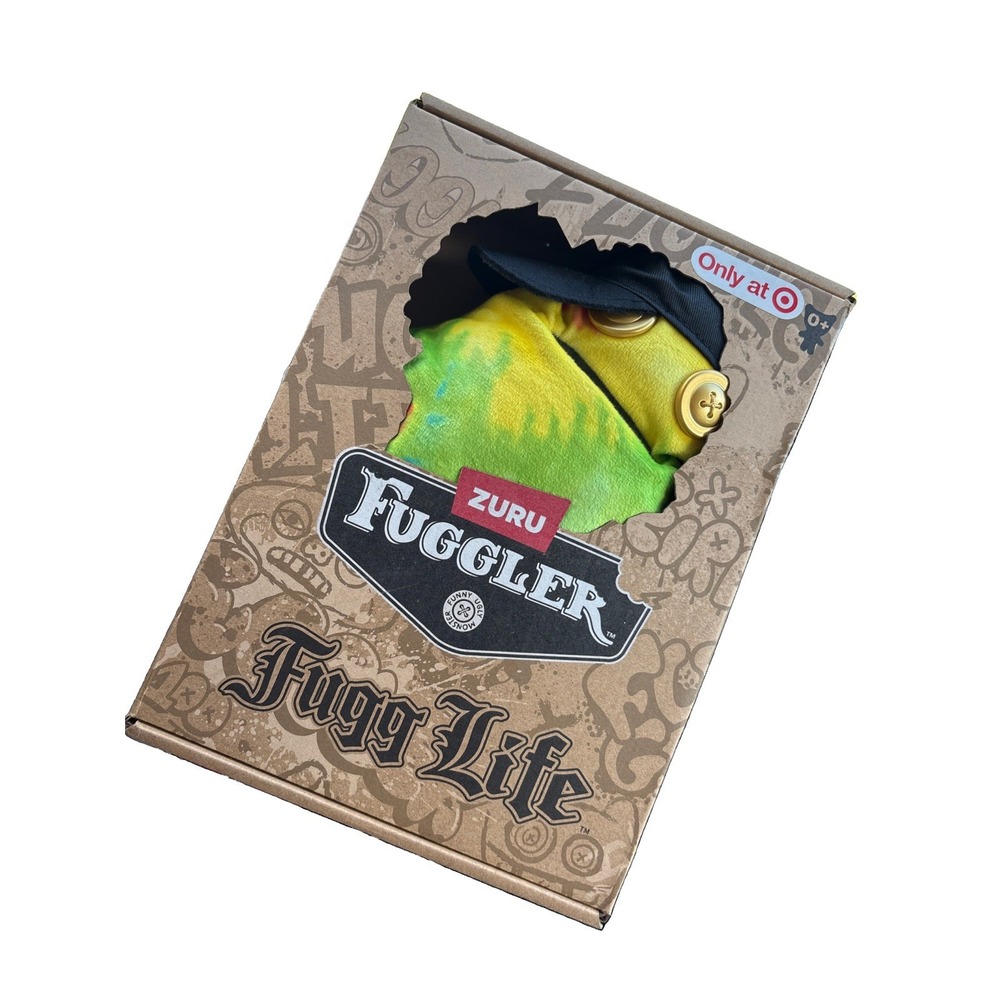 Fuggler Fugg Life Edition 9" SASQUOOSH  Rainbow Funny Ugly Monsters NIB